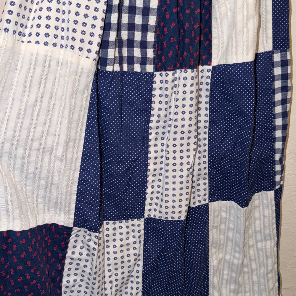 Vintage Patchwork Skirt Handmade - image 5